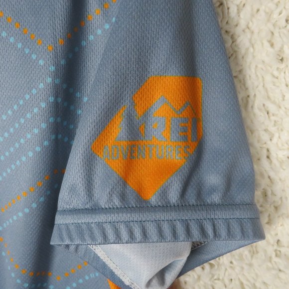 VOLER* Women's Athletic Short Sleeve 3/4 Zipper High/Low Curved Hem Shirt Medium - Picture 6 of 10